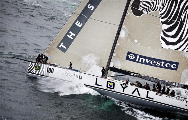 Super Maxi Investec Loyal - Rolex Sydney Hobart 2011 ©  Rolex/Daniel Forster http://www.regattanews.com